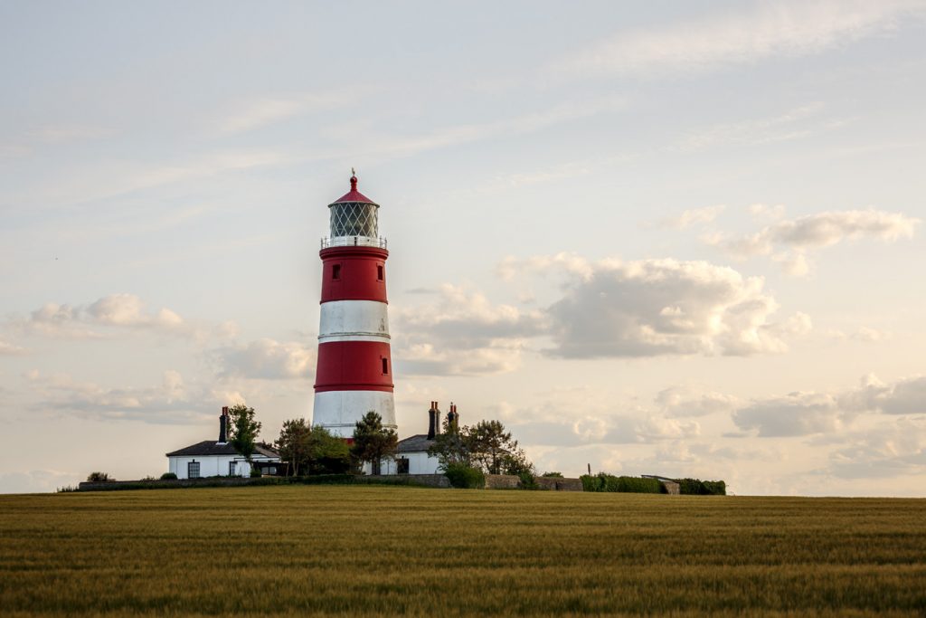 Happisburgh Lighthouse at dusk using my new/old Canon 70-200 f4 IS.