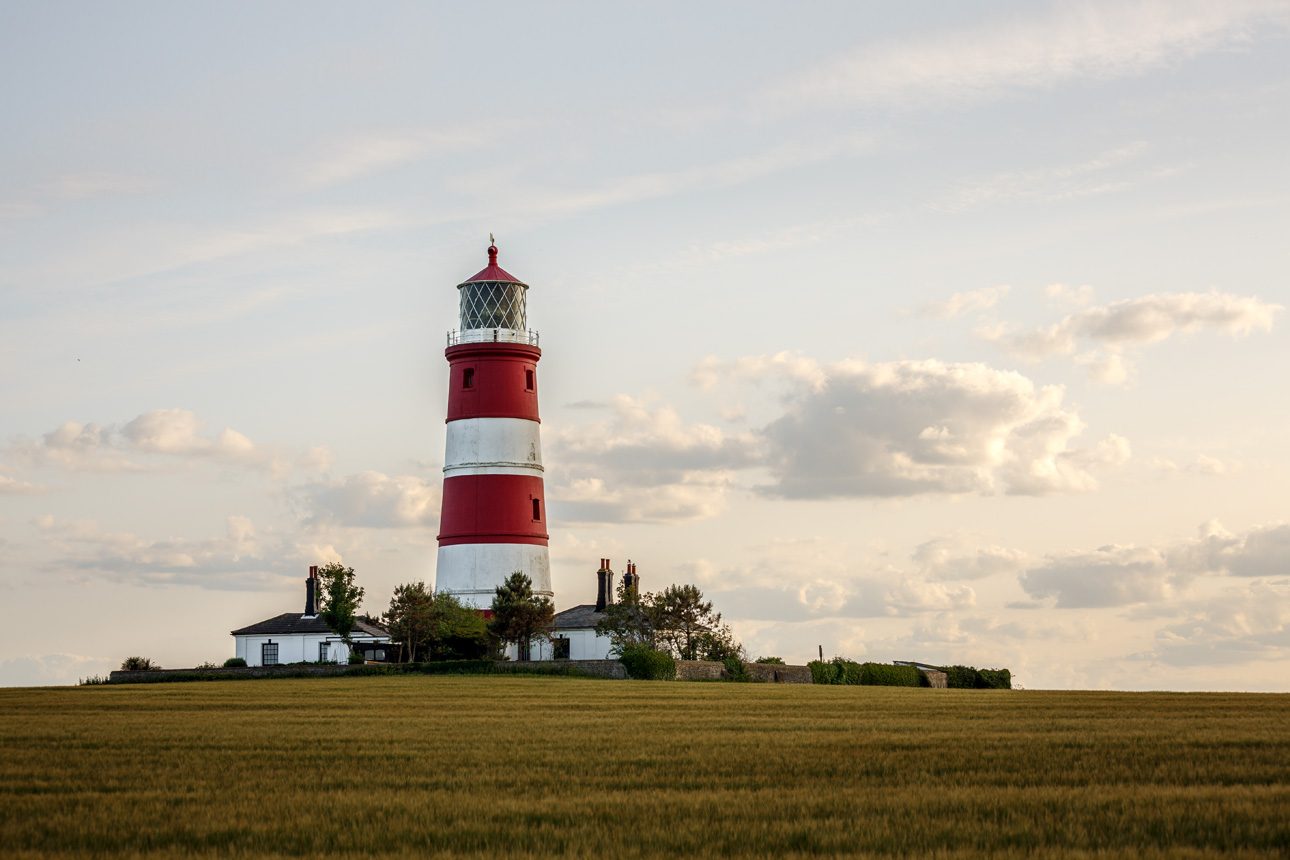 Happisburgh Lighthouse at dusk using my new/old Canon 70-200 f4 IS.
