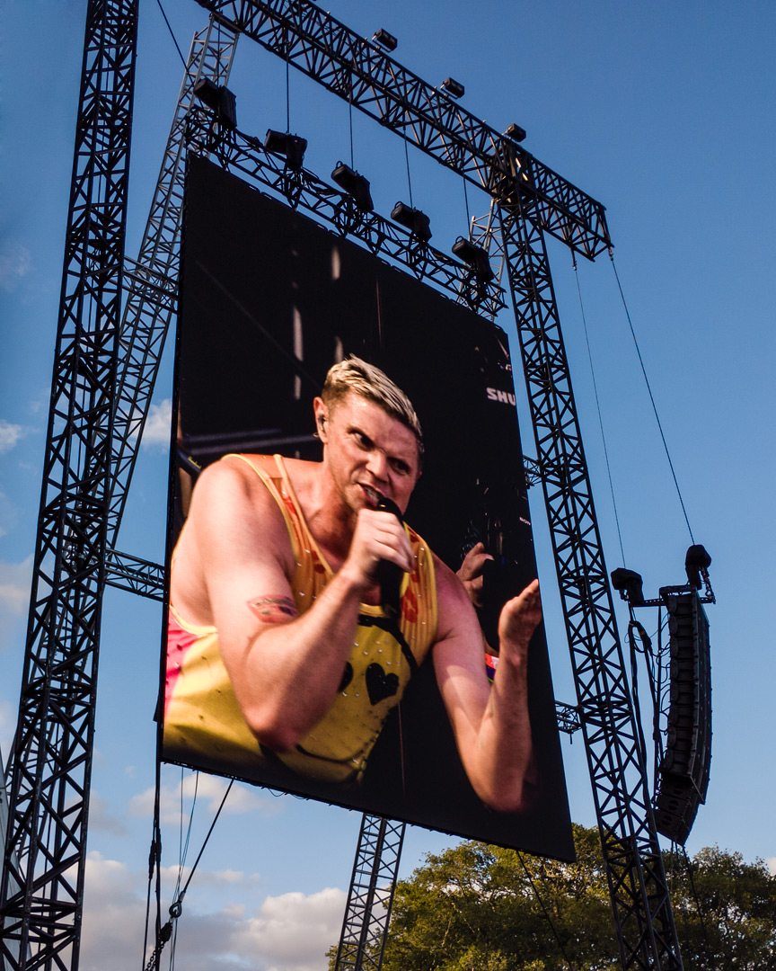 The Scissor Sisters on stage performing at Sandringham on the 14th August 2025.