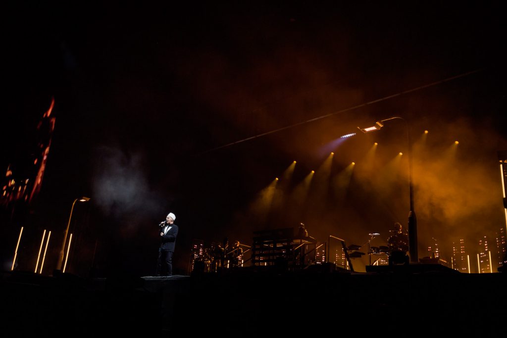 The Pet Shop Boys on stage performing at Sandringham on the 14th August 2025.