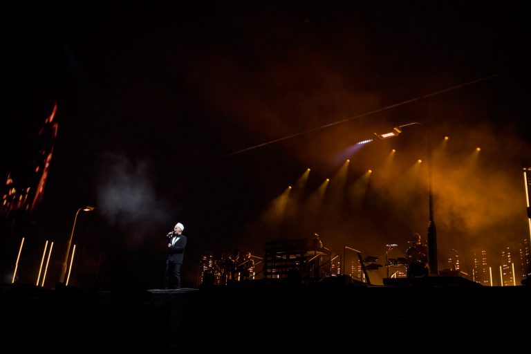 The Pet Shop Boys on stage performing at Sandringham on the 14th August 2025.
