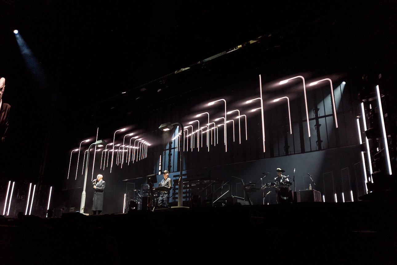 The Pet Shop Boys on stage performing at Sandringham on the 14th August 2025.
